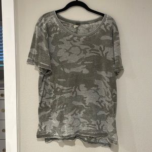 Free People Camo Tee